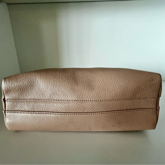 Ted Baker MARIEA Suede Leather Shoulder Bag Feminine Elegant Chic Blush Pink - Picture 7 of 12